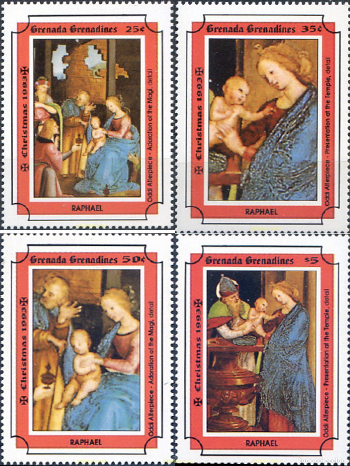 Sellos: 320392 MNH GRANADA GRANADINAS 1993 NAVIDAD - Foto 1