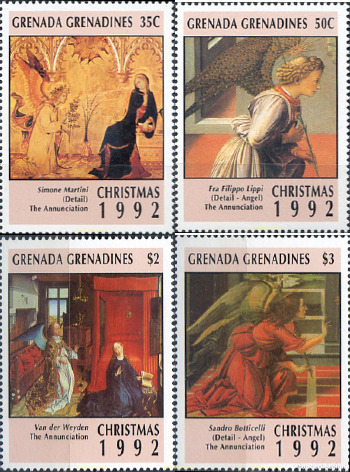 Sellos: 320393 MNH GRANADA GRANADINAS 1992 NAVIDAD - Foto 1