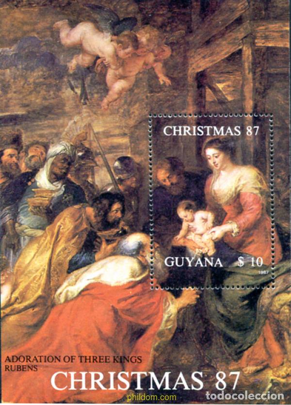 Sellos: 321351 MNH GUYANA 1988 NAVIDAD - Foto 1