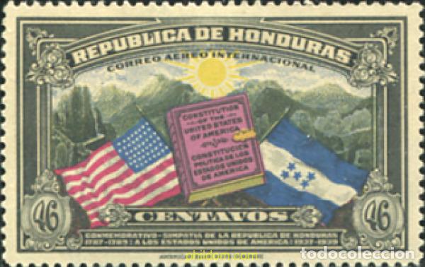 Sellos: 324125 MNH HONDURAS 1937 CONSTITUCION - Foto 1