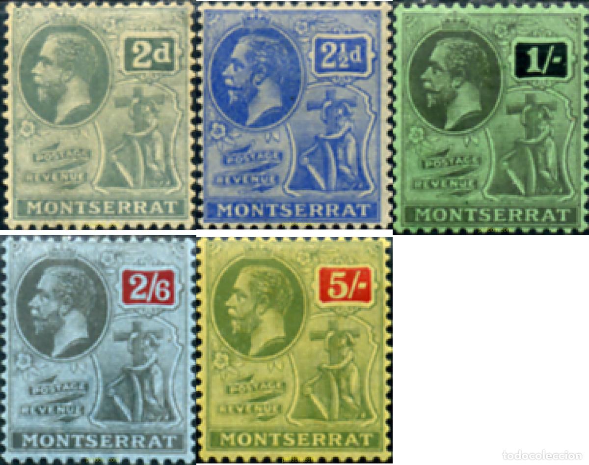Sellos: 345558 HINGED MONTSERRAT 1916 EDUARDO VII - Foto 1