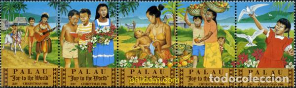 Sellos: 349355 MNH PALAU 1986 NAVIDAD - Foto 1