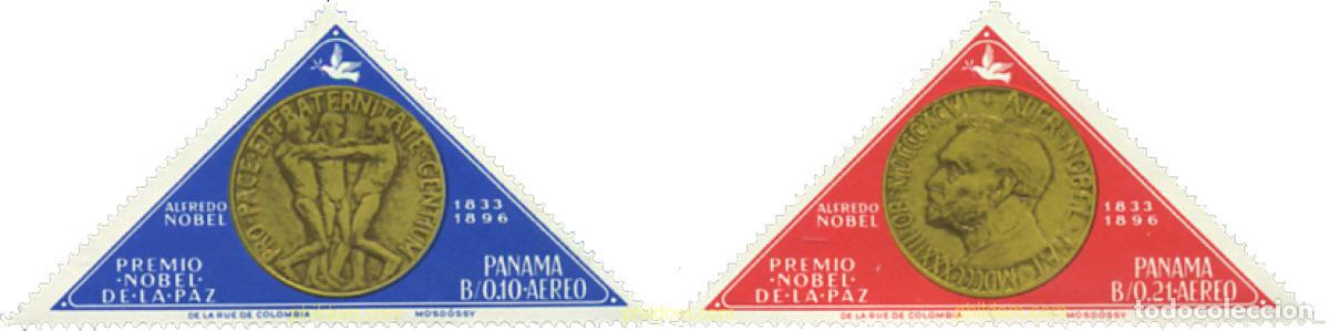 Sellos: 350140 MNH PANAMA 1965 PREMIOS NOBEL - Foto 1