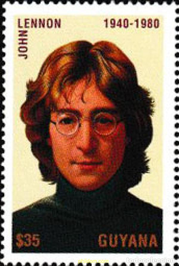 Sellos: 605722 MNH GUYANA 1995 JOHM LENNON - Foto 1