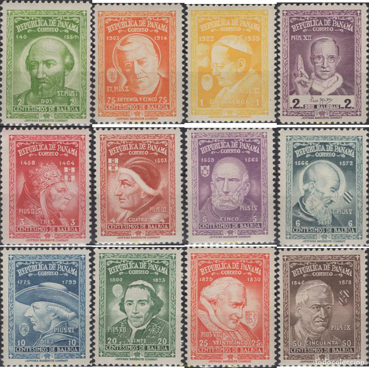 Sellos: 638416 HINGED PANAMA 1956 PAPAS - Foto 1