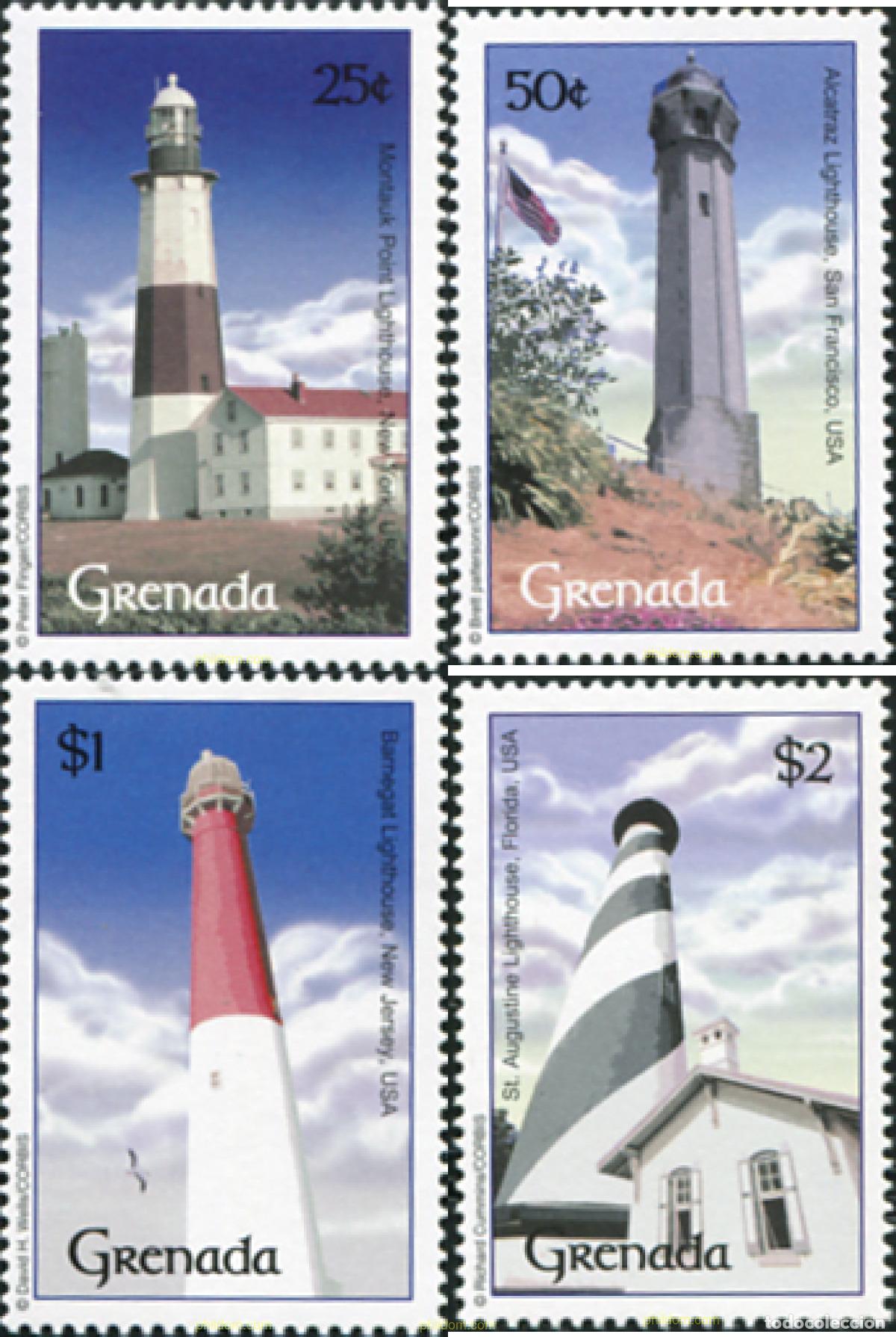 Sellos: 708702 MNH GRANADA 2001 FAROS - Foto 1