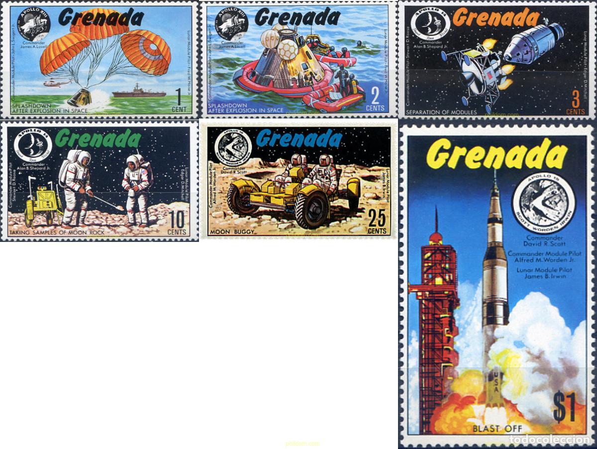 Sellos: 708680 HINGED GRANADA 1971 MISIONES APOLO - Foto 1