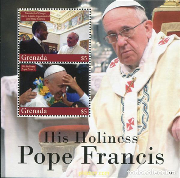 Sellos: 709092 MNH GRANADA 2014 PAPA FRANCISCO - Foto 1