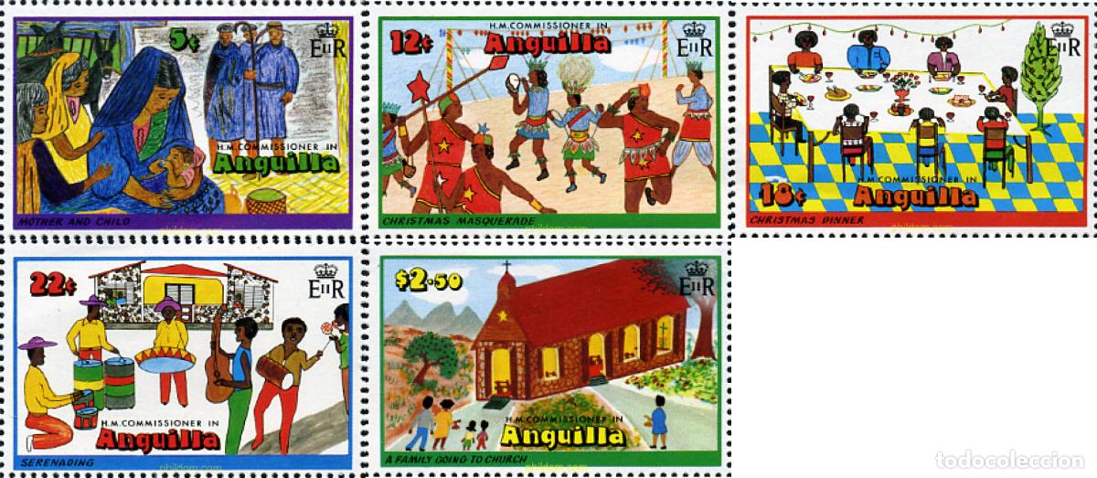 Sellos: 717442 MNH ANGUILLA 1978 NAVIDAD - Foto 1