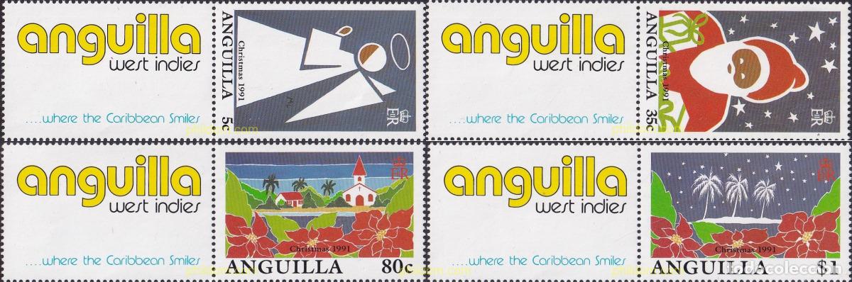 Sellos: 717965 MNH ANGUILLA 1991 NAVIDAD - Foto 1