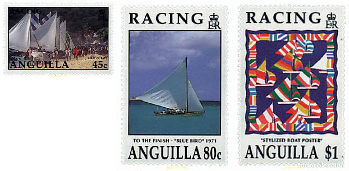 Sellos: 718116 MNH ANGUILLA 1992 REGATA DE VELEROS - Foto 1