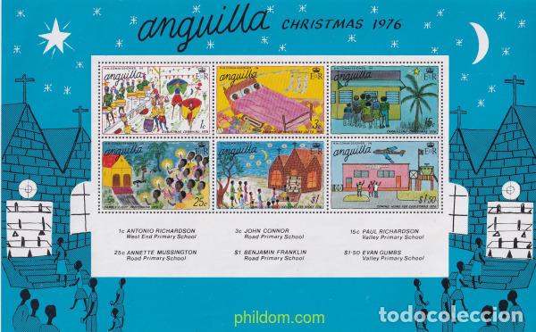 Sellos: 718207 MNH ANGUILLA 1976 NAVIDAD 1976 - Foto 1
