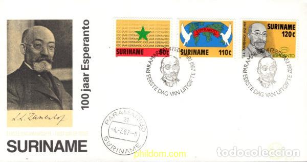 Sellos: 732054 MNH SURINAM 1987 CENTENARIO DEL ESPERANTO - Foto 1