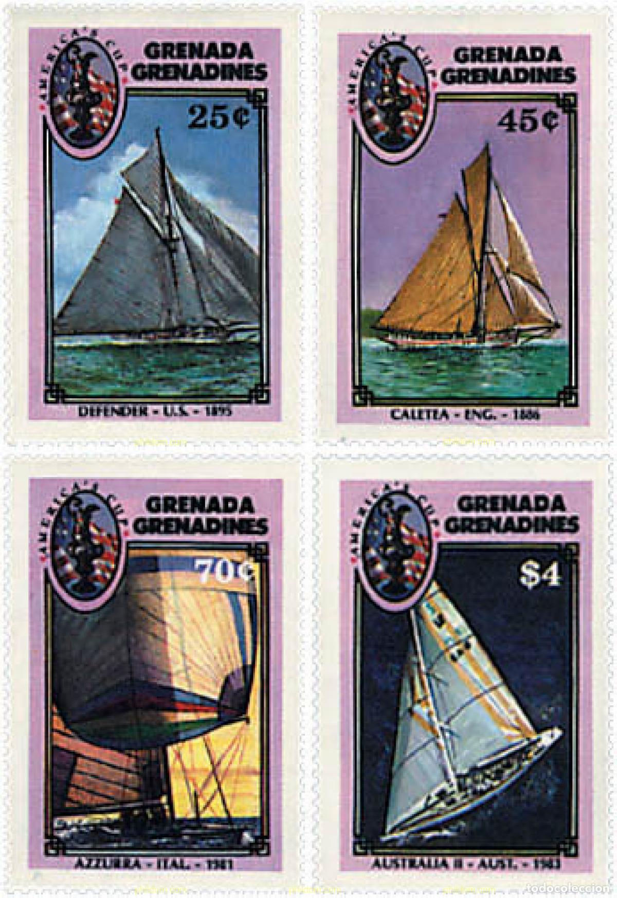Sellos: 752255 HINGED GRANADA GRANADINAS 1987 COPA AMERICA - Foto 1