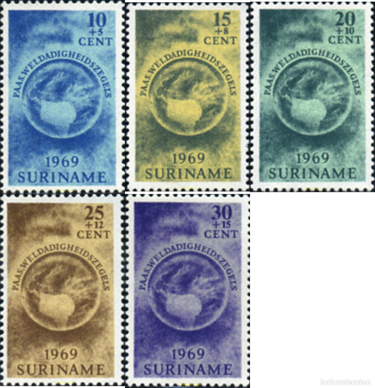 Sellos: 364838 MNH SURINAM 1969 PARQUES - Foto 1