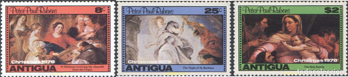 Sellos: 282737 MNH ANTIGUA 1978 NAVIDAD - Foto 1
