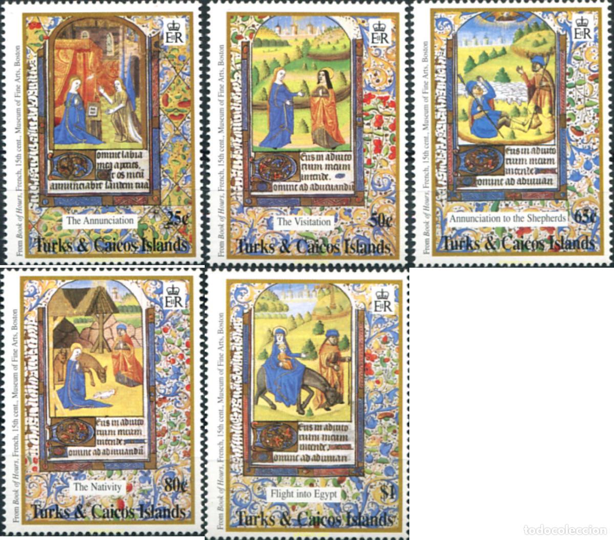 Sellos: 299337 MNH TURKS Y CAICOS 1994 NAVIDAD - Foto 1