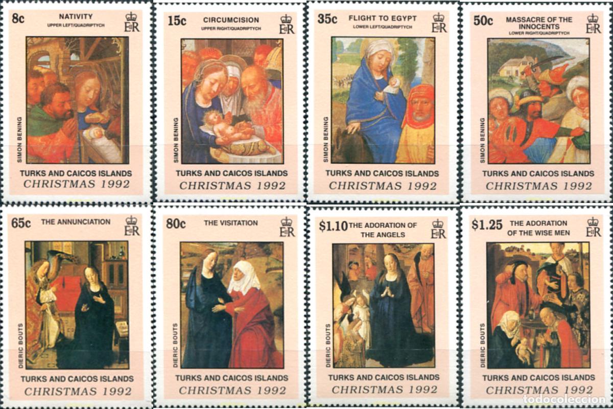 Sellos: 299322 MNH TURKS Y CAICOS 1992 NAVIDAD - Foto 1
