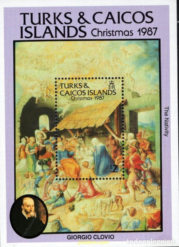 Sellos: 328229 MNH TURKS Y CAICOS 1987 NAVIDAD - Foto 1