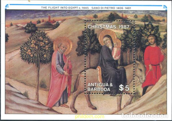 Sellos: 282784 MNH ANTIGUA Y BARBUDA 1987 NAVIDAD - Foto 1
