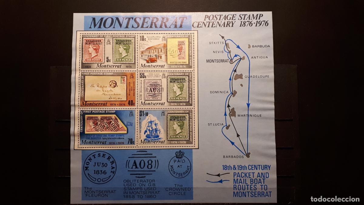 Sellos: MONTSERRAT . A&Ntilde;O 1976. (*). YVERT 9 - Foto 1