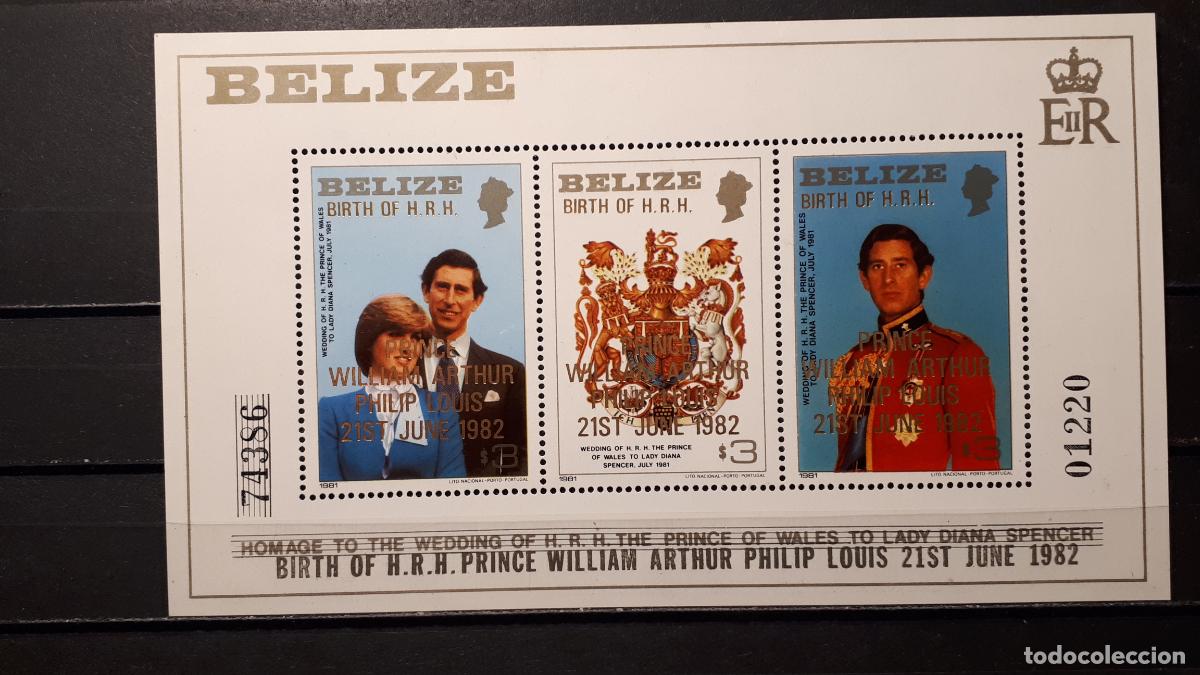 Sellos: BELIZE. A&Ntilde;O 1982. (*). YVERT H.B. 37 - Foto 1
