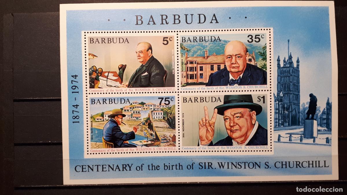 Sellos: BARBUDA . A&Ntilde;O 1974. **. YVERT H.B. 12 - Foto 1