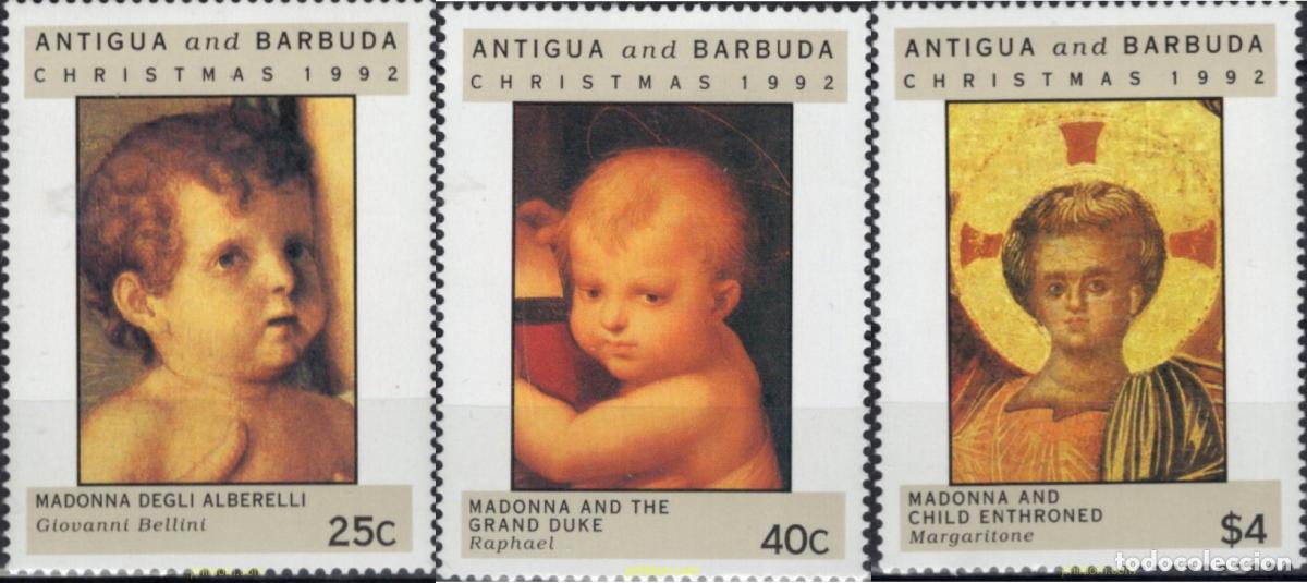 Sellos: 754774 MNH ANTIGUA Y BARBUDA 1992 NAVIDAD - Foto 1