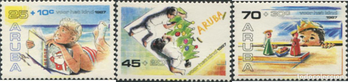 Sellos: 284571 MNH ARUBA 1987 PRO JUVENTUD - Foto 1