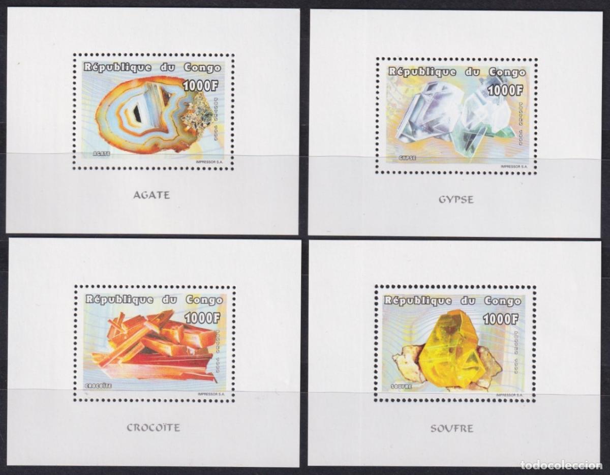 Sellos: F-EX55163 CONGO MNH 1999 MINERALS. - Foto 1
