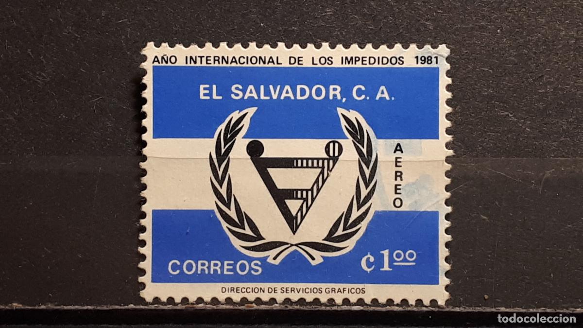 Sellos: SALVADOR. A&Ntilde;O 1981. &deg;. YVERT A&eacute;reo 474 - Foto 1