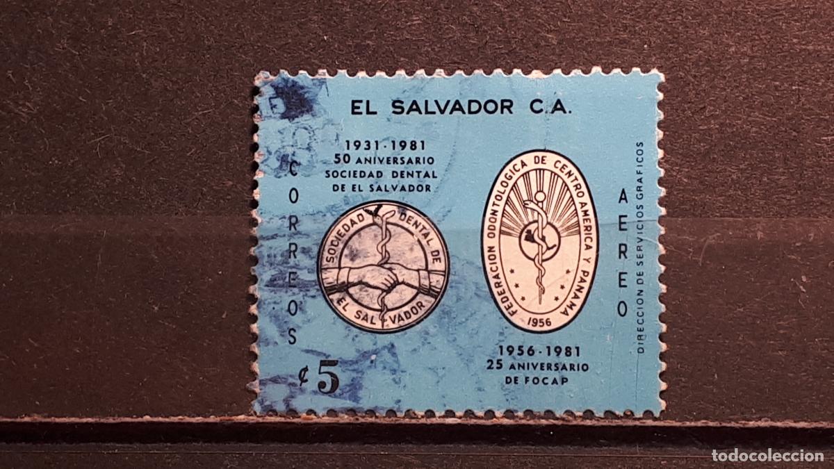Sellos: SALVADOR. A&Ntilde;O 1981. &deg;. YVERT A&eacute;reo 470 - Foto 1