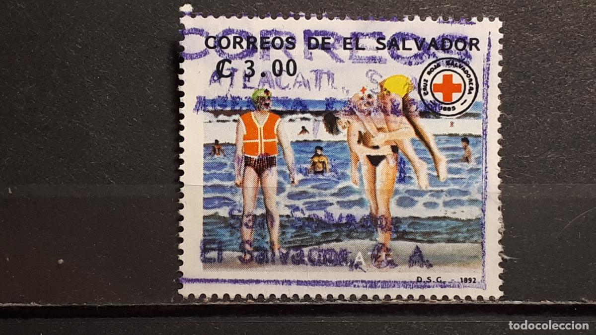 Sellos: SALVADOR. A&Ntilde;O 1992. &deg;. YVERT 1144 - Foto 1