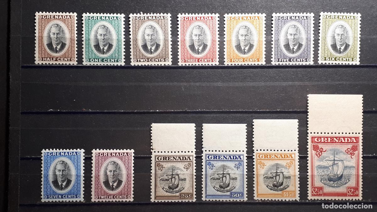 Sellos: GRENADA. A&Ntilde;O 1951. **. YVERT 142/54 - Foto 1