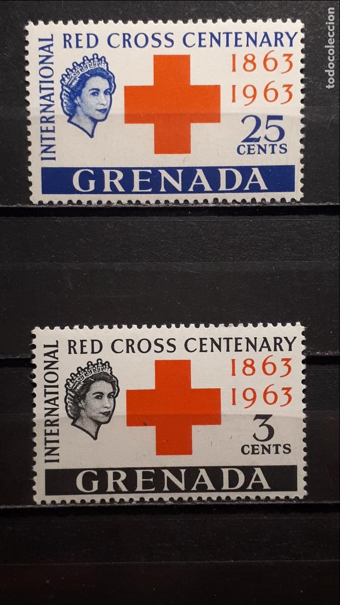 Sellos: GRENADA. A&Ntilde;O 1963. **. YVERT 182/3 - Foto 1
