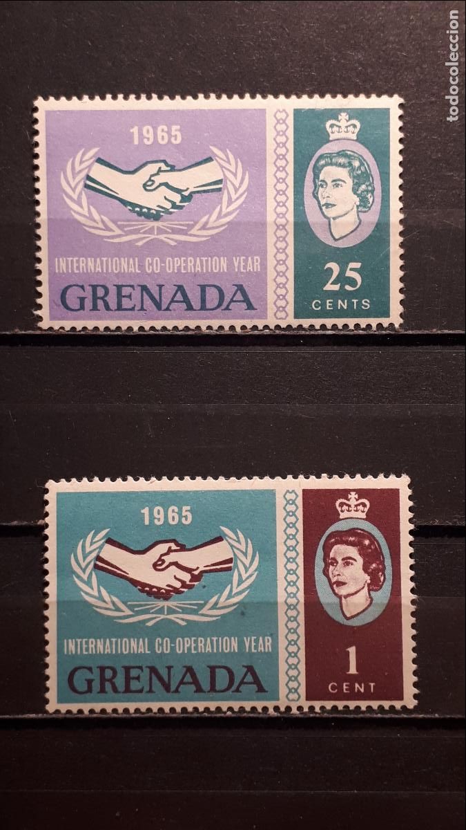 Sellos: GRENADA. A&Ntilde;O 1965. **. YVERT 192/3 - Foto 1