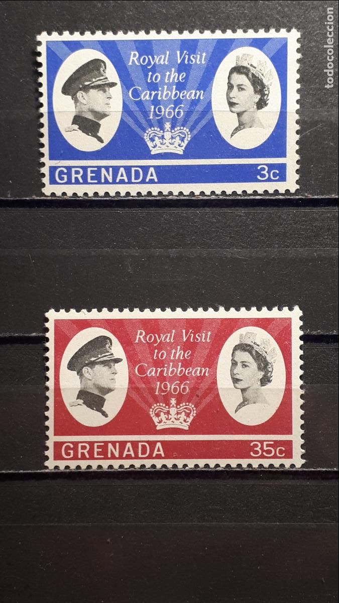 Sellos: GRENADA. A&Ntilde;O 1966. **. YVERT 198/9 - Foto 1