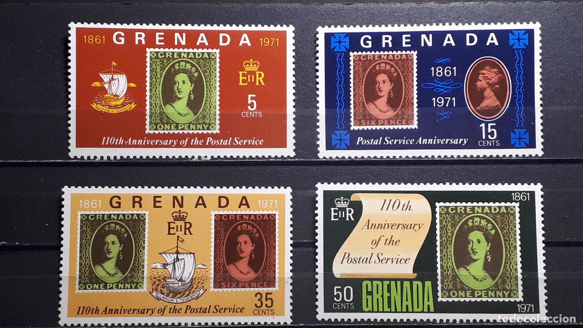 Sellos: GRENADA. A&Ntilde;O 1971. **. YVERT 404/7 - Foto 1