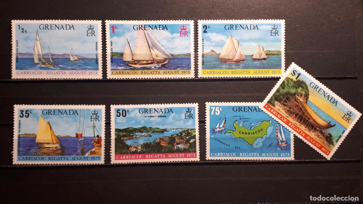 Sellos: GRENADA. A&Ntilde;O 1973. **. YVERT 475/81 - Foto 1