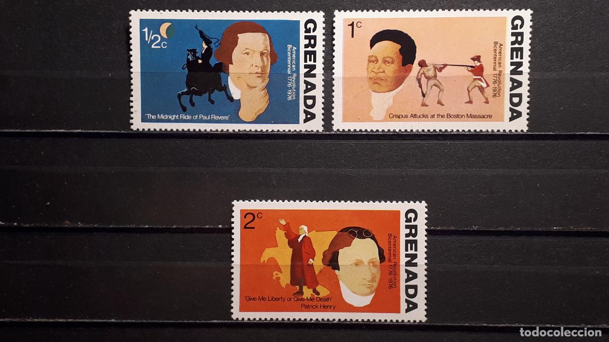 Sellos: GRENADA. A&Ntilde;O 1975. **. YVERT 591/3 - Foto 1