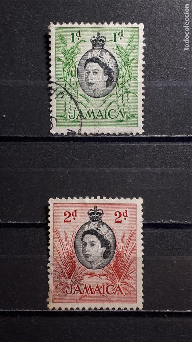 Sellos: JAMAICA. A&Ntilde;O 1956. &deg;. YVERT 167/8 - Foto 1
