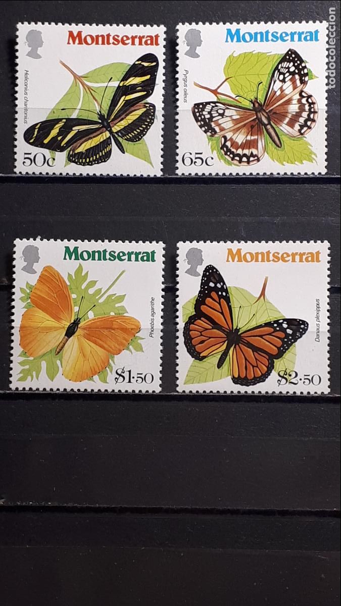Sellos: MONTSERRAT . A&Ntilde;O 1981. **. YVERT 442/5 - Foto 1