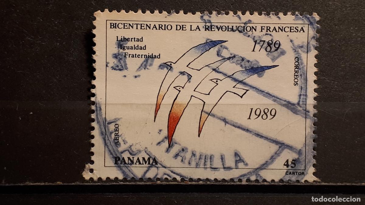 Sellos: PANAM&Aacute;. A&Ntilde;O 1989. &deg;. YVERT A&eacute;reo 545 - Foto 1