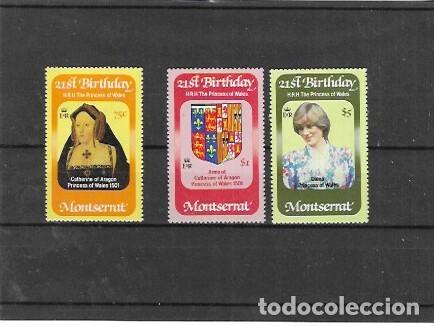 Sellos: MONTSERRAT N&ordm; 496 AL 498 (**) - Foto 1