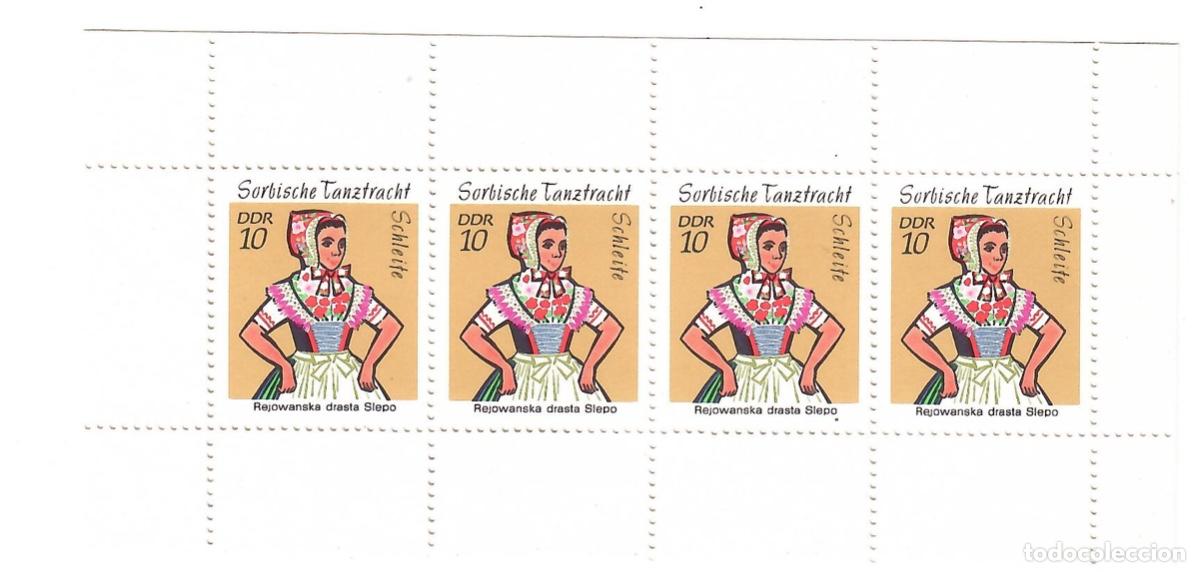 Sellos: HB HOJA BLOQUE ALEMANIA DDR DANZAS - Foto 2