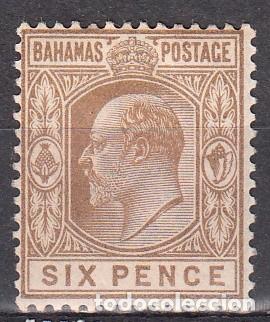 Sellos: BAHAMAS 1902 - SERIE BASICA - YVERT 31* - Foto 1