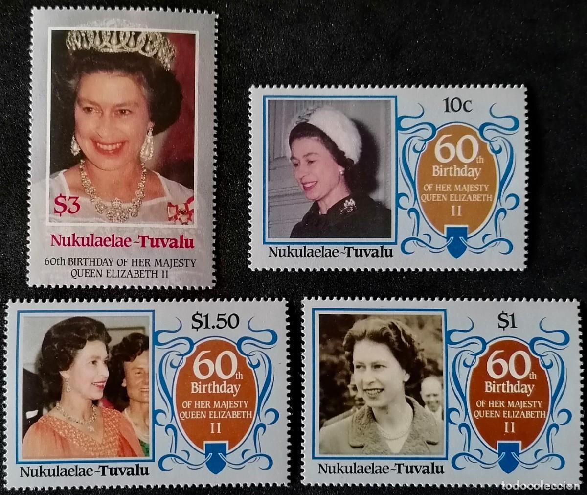 Sellos: NUKULAELAE - TUVALU 1986 - ISABEL II = - Foto 1
