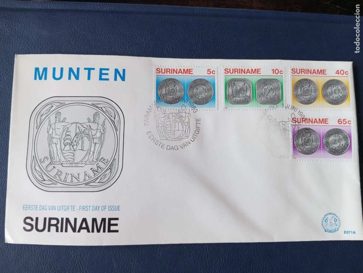 Sellos: SURINAM, SPD, 1983, MONEDAS - Foto 1