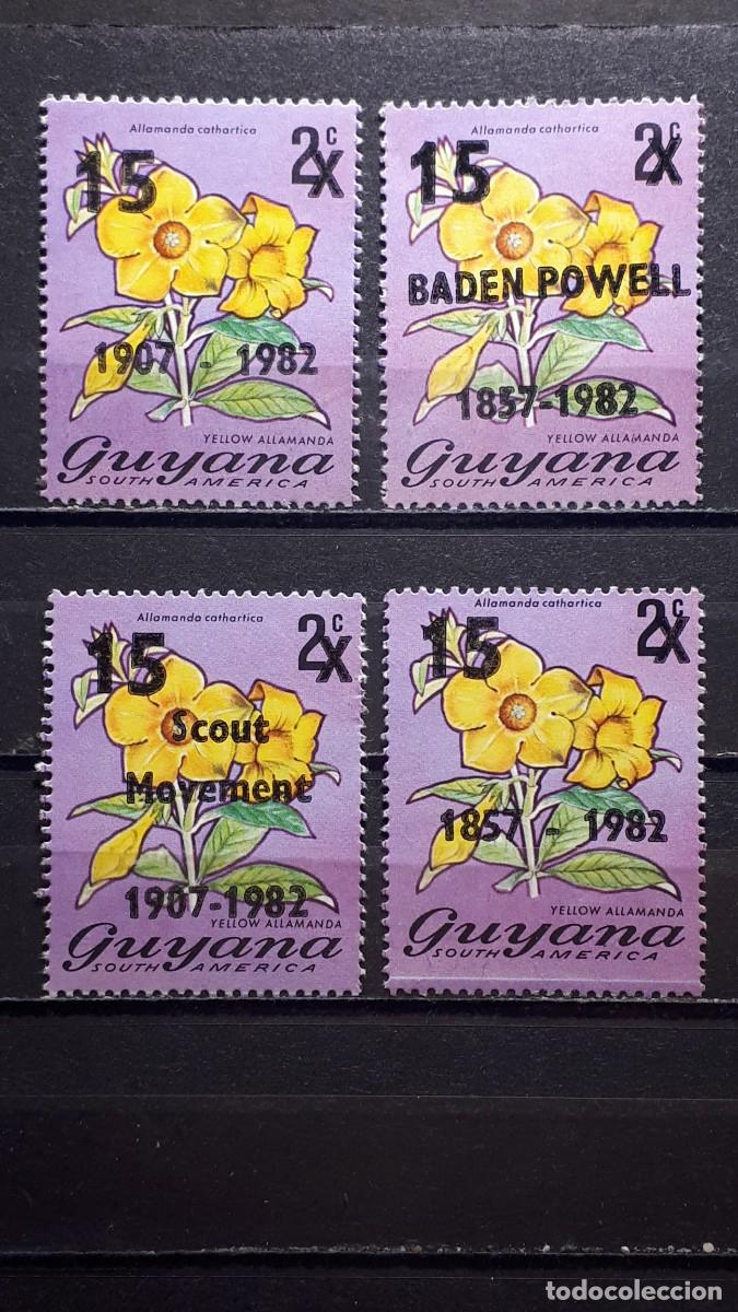 Sellos: GUYANA. A&Ntilde;O 1982. **. Yvert 691A/681D - Foto 1