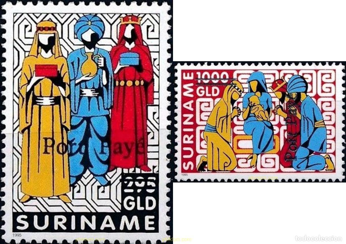 Sellos: 364944 MNH SURINAM 1996 NAVIDAD - Foto 1